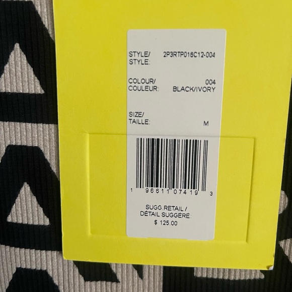 Marc Jacobs Black and Ivory Patterned Top - Picture 2 of 2